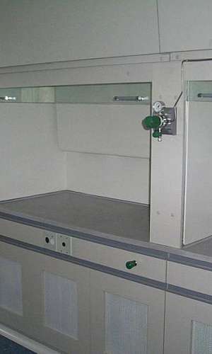 Capela de exaustão de gases Capela de exaustão de gases